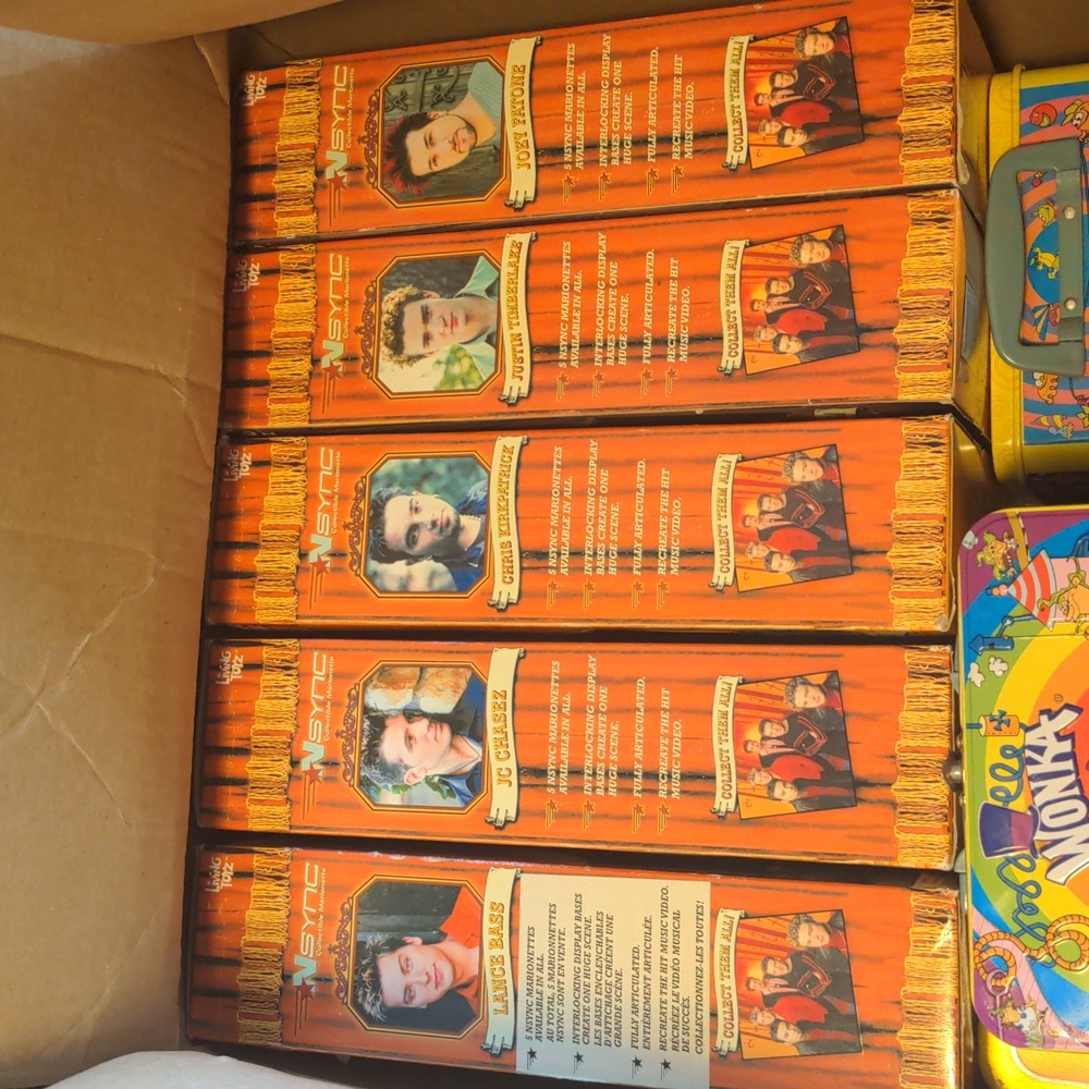 Nsync Collectable Marionette All 5 1990 Y2K Sealed In Box Retro Figurines 5 Set